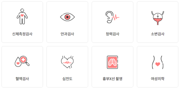 공단 건강 검진 항목