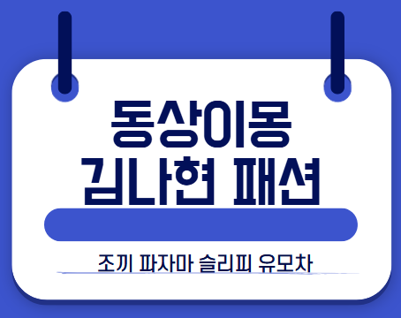 동상이몽 김나현 패션