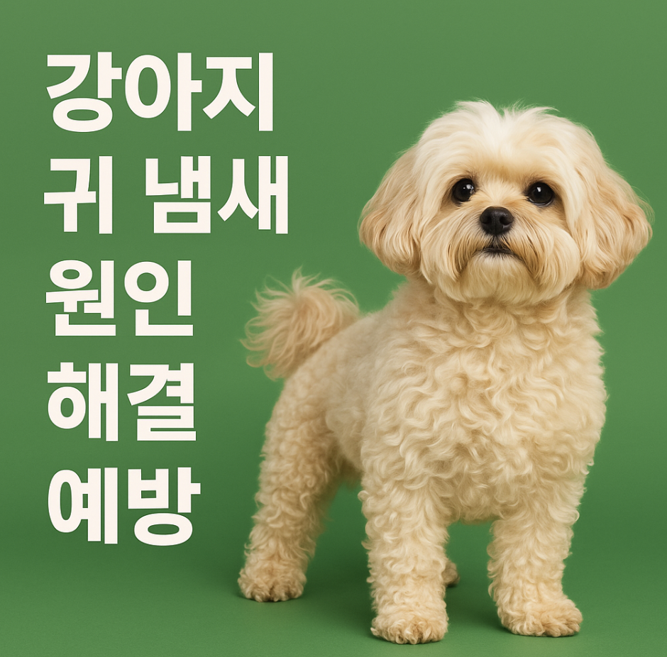 강아지 귀 냄새